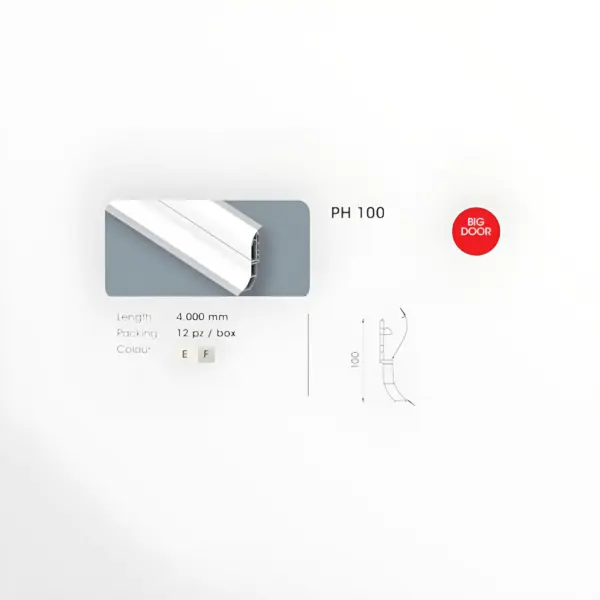 PVC SANITARNA LAJSNA PODNA  100mm SA UMETKOM