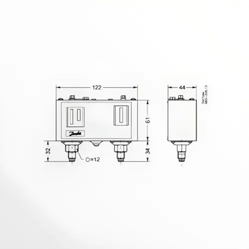 Danfoss Presostat KP15 060 114866