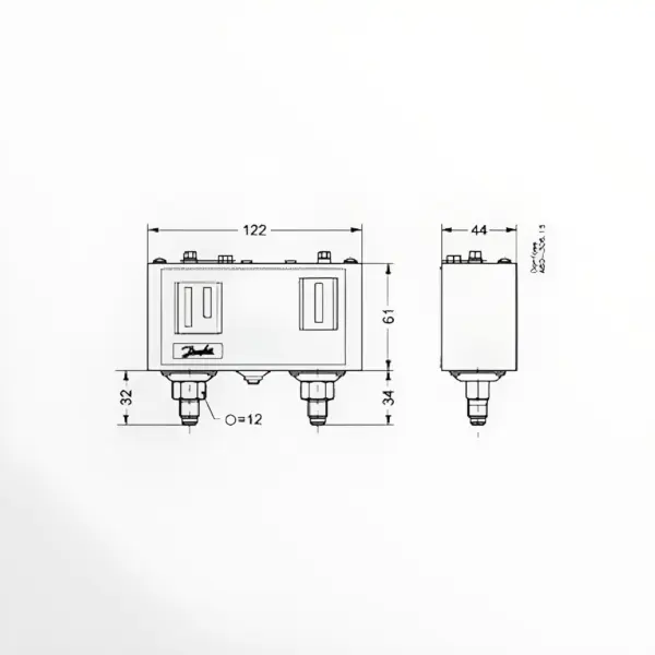 Danfoss Presostat KP15A 060 129666