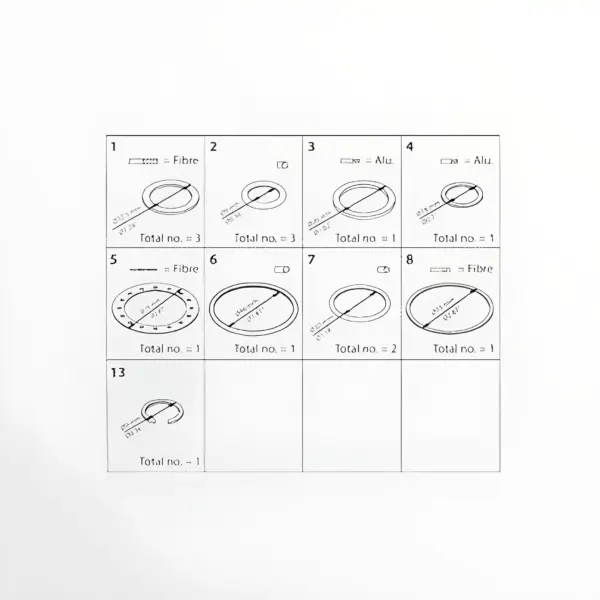 Danfoss Komplet za inspekciju Komplet za inspekciju 027H2218